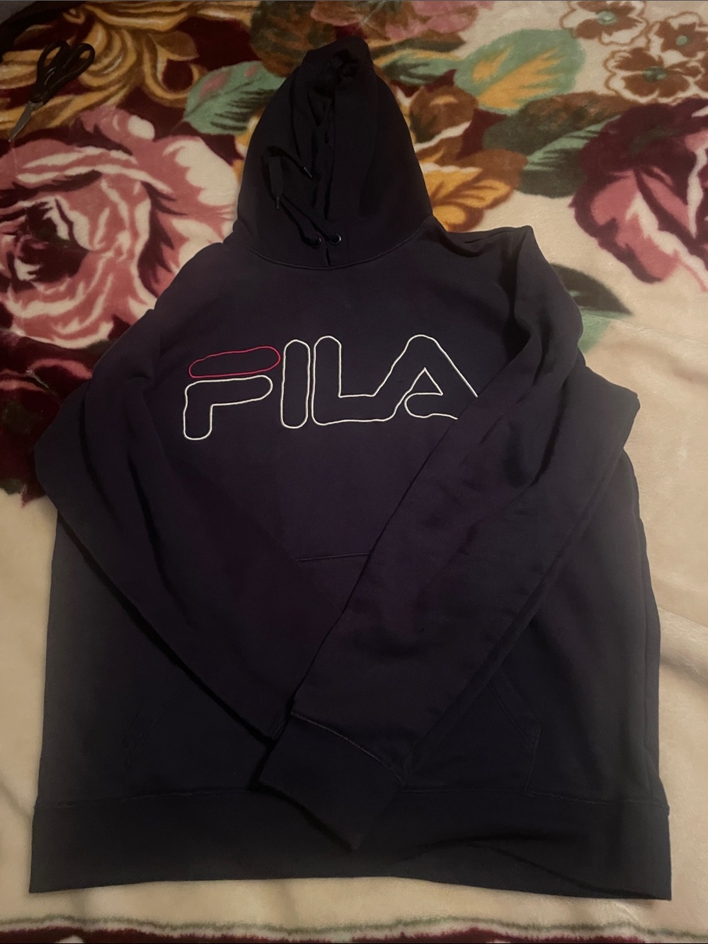 Fila Logo Hoodie Size Medium Like New